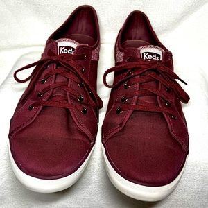 Women’s Burgundy Keds size 11